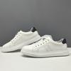 Leather Board Shoes Men'S Trendy Versatile First-Layer Cowhide White Shoes European Station Men'S One-Pedal Lazy Casual Shoes