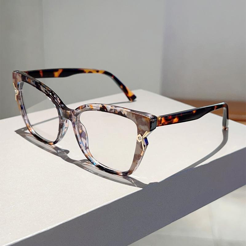Women Vintage Glasses Stylish New Multi-color Rim Blue Light Blocking Decor Eyeglasses Trendy Brand Design Optical Frames