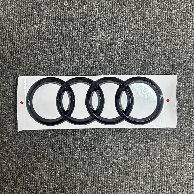Automobile new ABS letter sticker modified q2 Q2 front and rear four-ring logo 2016-2018 Quattro Sline car trunk badge black