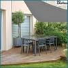 Shade sail sunshade gray premium canopy garden 5x5x7m