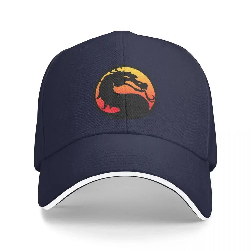 MortalKombatLogo Baseball Cap Adult Fashion Sun Caps Hat Adjustable Polyester Fishing Hat Summer Caps