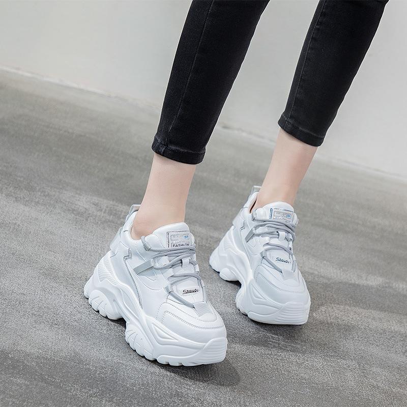 Women's shoes new Internet celebrity single shoes platform casual sports shoes small size women's shoes