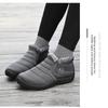 Cotton Shoes for Couples, Oversized Women's Shoes, Resistant Snow Boots with Thick Fleece, Short Boots for Warmth, Soft Sole, Low Cut Cotton Boots