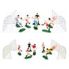 Soccer Cake Toppers Decorations Fittings Mini Players Goal Gate DIY Game Pieces for Kids Boys Football Theme