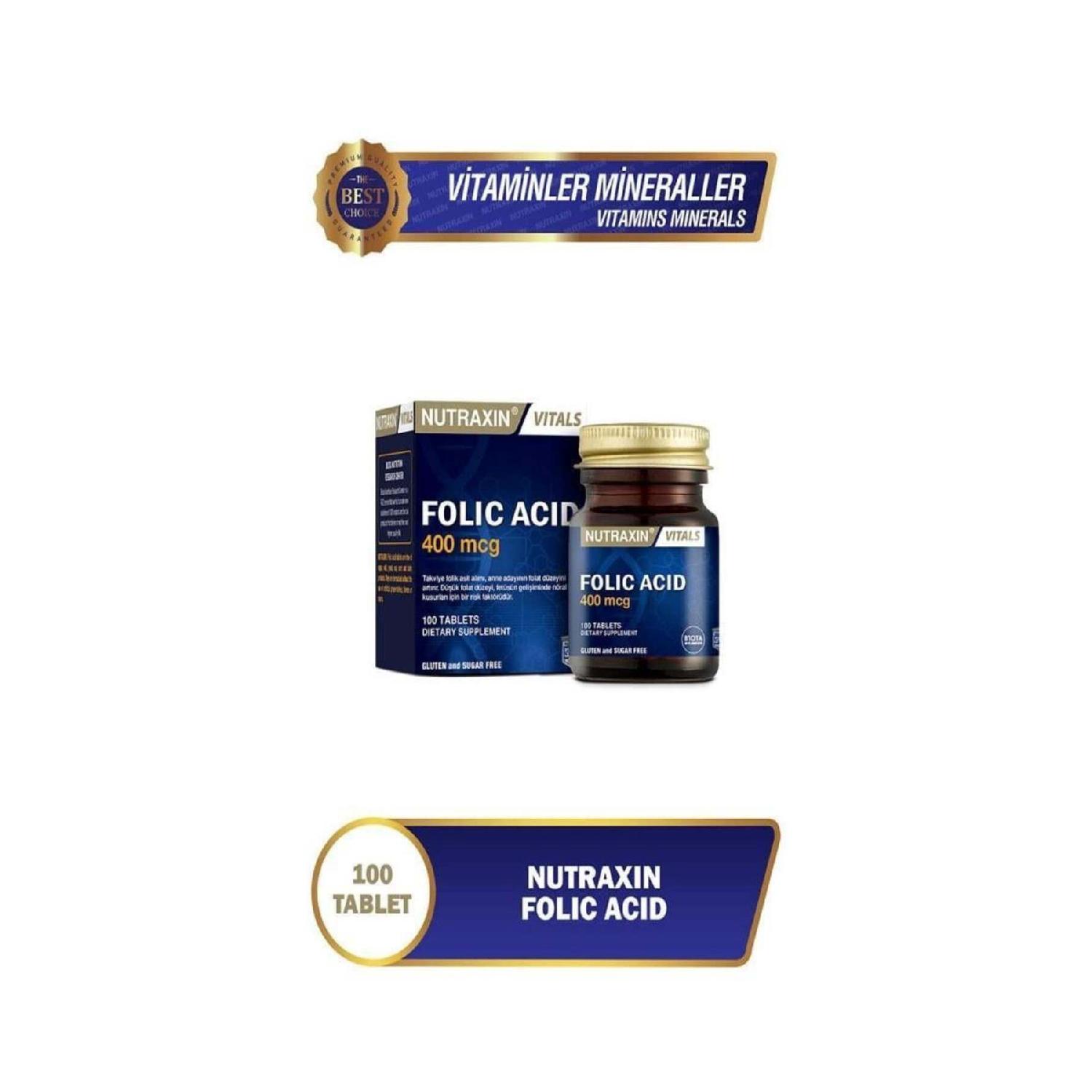 

Folic Acid 400 Mcg Folic Acid Reinforcing Food 100 Tablet