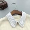 Detachable Lapel Collar False Elaborate Girls Collar Accessory Jeweled Collar Rocker Art Decorative False Shawl