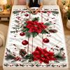 Christmas Theme Flannel Blanket, Warm Soft Throw Blanket, Xmas Holiday Home Gift