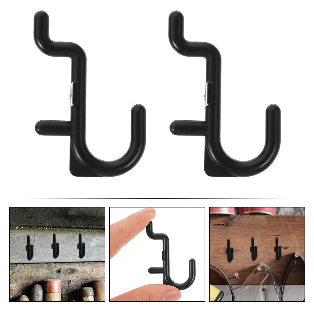 40 Pcs Pegboard Hook Storage Tools Multi Purpose Hooks Pegboard Accessories Home Storage Pegboard Hanging Hook Wall MountBracket