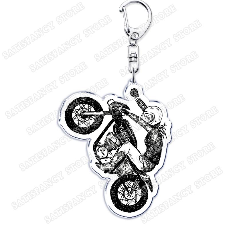 

Creative Women Who Ride Keychain for Accessories Biker Rider Girl Keyring Motorbike Adventure Jewelry Friends Fans Gifts