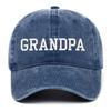 Fashion Washed Cotton GRANDPA GRANDMA Caps Vintage Breathable Grandparents Baseball Hats Adjustable Dad Hat Gifts