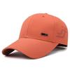 New Fashion Baseball Cap Iron Label Perforated Hard Top Leisure Outdoor Sports Shade Sunscreen Versatile Men's and Women's Cap
