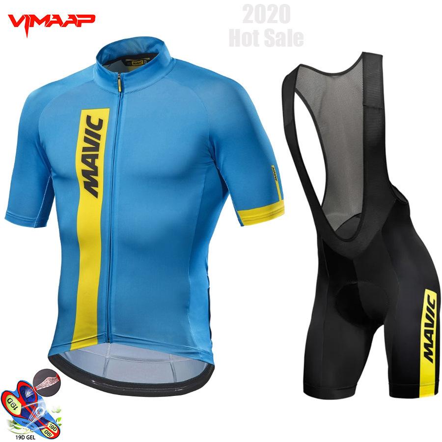 Short Sleeve Cycling Suit Strap Suit Men's Summer Road Cycling Cycling Clothing