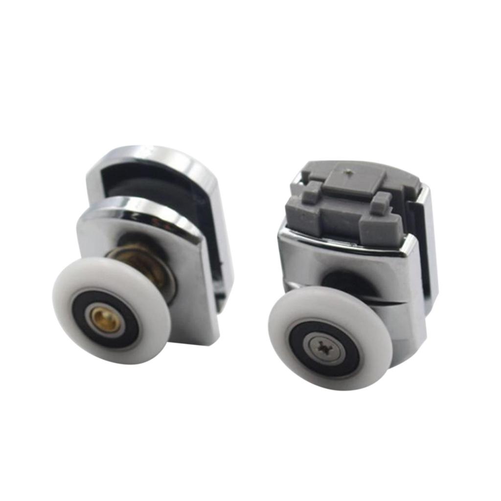 DIY Replacement Shower Rollers Zinc Alloy Single Wheel Pulleys Sliding Glass Door Accessories for Bathroom