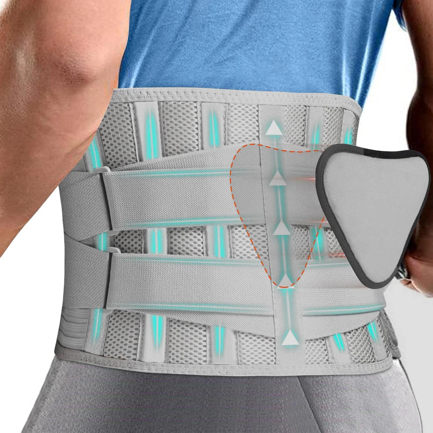

Durable And Safe Yanbiguo Lumbar Support Beltback Braces For Lower Pain Reliefanti-Skid Breathable For Men/Women For Worksportweightlifting XL