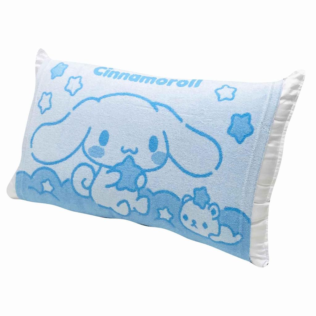 MORIPiLO Sanrio Cinnamoroll Terry Fabric Pillowcase and Stretchy 43x63cm 35x50cm Suitable for Both Children and Cute Plush Sanrio Morishita Pillows