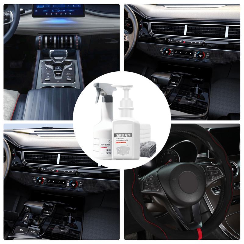 Foam Cleaner For Car Multi Surface Cleaner Spray Effective High Foam Multipurpose Car Cleaner For Dash Leather Trim Glass Fabric