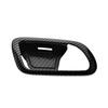 Carbon Fiber Look Inner Door Handle Bowl Cover For Jeep Grand Cherokee 2011-