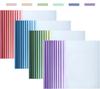 40 Pack Report Covers , Clear Report Covers with Sliding Bar, Clear Report Covers for A4 Paper, Presentation Folder (Gradient)