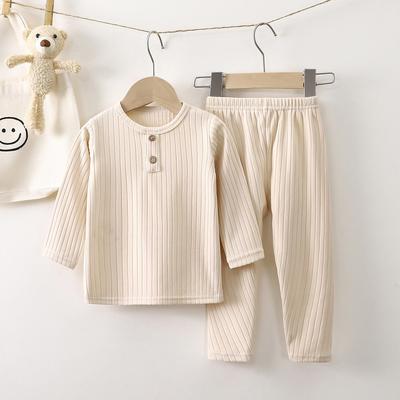 Children's Underwear Set, Korean Edition Spring New Clothes, Boys' De Rong Girls' Baby, Keng Tiao Home Clothes, Children's Clothing