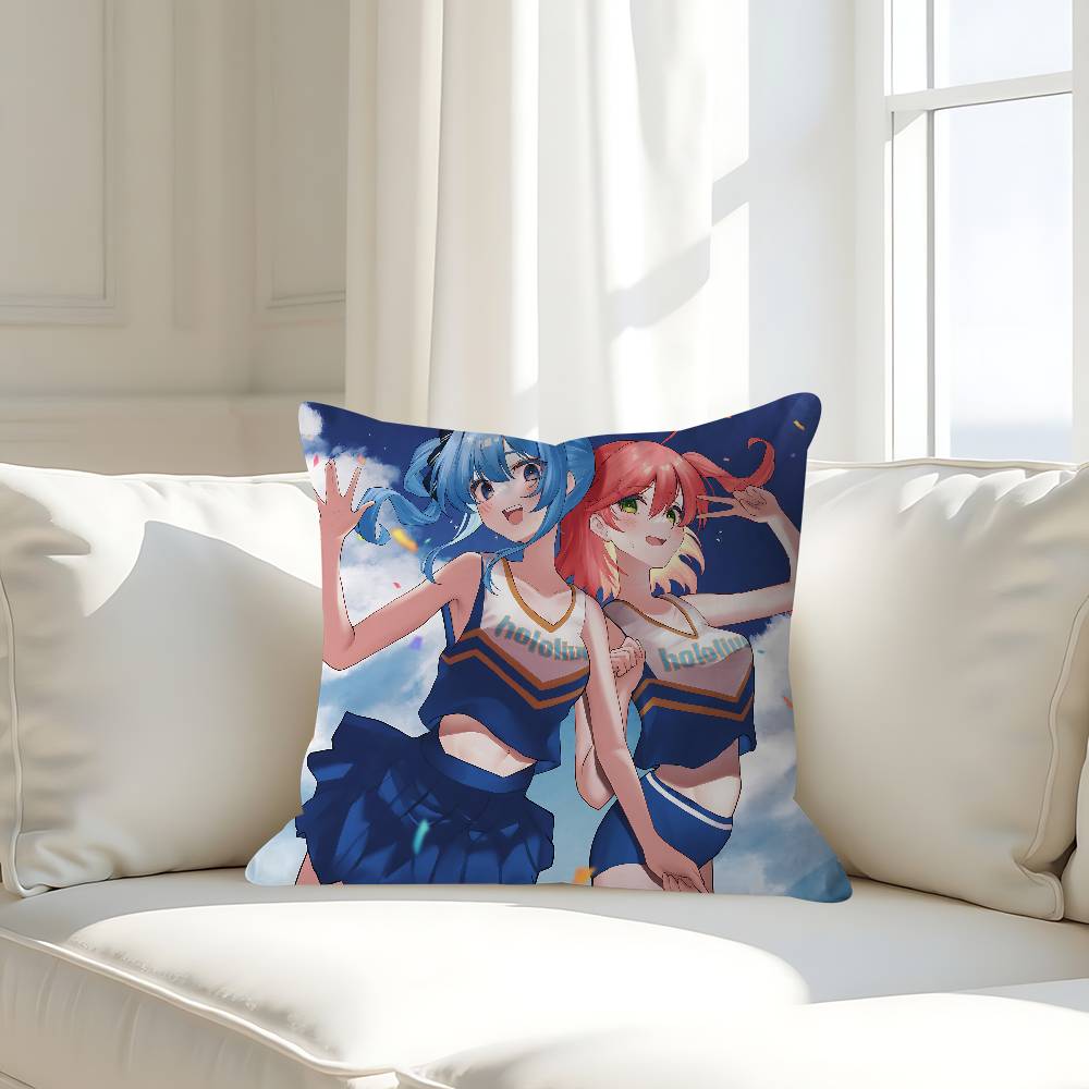 H-Hoshimachi S-Suise Pillowcase Toon Gift Cushion Cover Bedroom Home Sofa Chair Seat Decor Pillow Case
