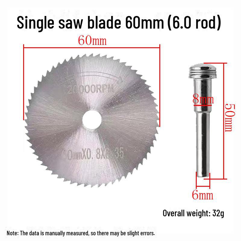 High-Speed Steel Circular Saw Blade for Wood, Aluminum, Metal, and Angle Grinder Cutting.