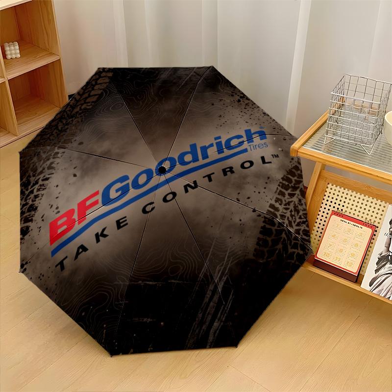 BFGoodrich Print 8?Ribs Automatic Umbrella Wind Resistant Lightweight Folding Umbrella For Outdoor Travel