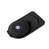 W14-Leather Car Sun Visor Glasses Holder Sunglasses Card Clip For Volkswagen VW R Polo Passat Rline Golf 4 5 6 Tiguan Jetta GTI ID.3