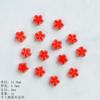 Ceramic Loose Beads Chinese Red Beads Handmade DIY Necklace Loose Beads Accessories