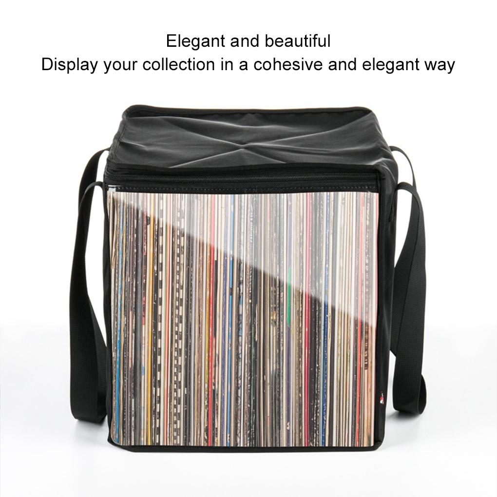 Clear Window Vinyl Storage Case Organize Record Collection With Ease Record Storage Box 12 Vinyl