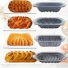 Pack of 4 Multifuntional Cake Baking Molds Baking Pans Stainless Steel Toast Plate Baking Molds Cake Pans for Baking