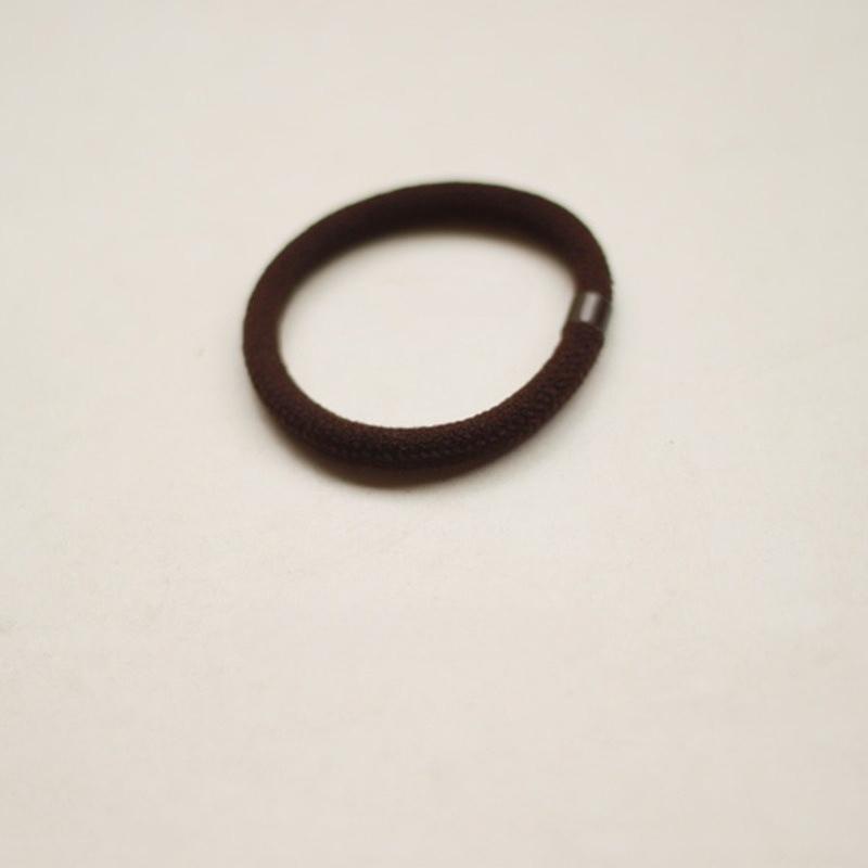 Continuous Hair Loops, Hair Ties, Flocking, Simple and Hair-safe Rubber Band Leather Case Accessories for Children and Adults