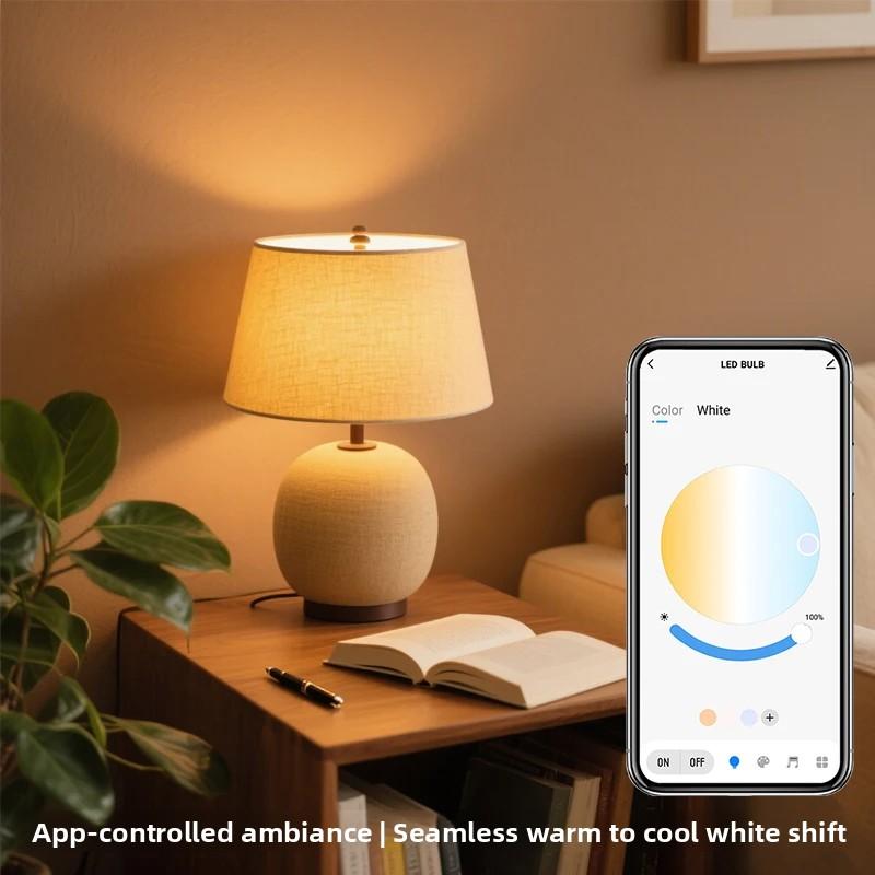 Tuya Smart Bluetooth LED Bulb 220V 10W12W E27B22 Base LED Light RGB Smart Life APP Remote Control Gateway Accessible