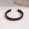DIEZI 8 Style Vintage Simple Cuff Bangles Fashion Hip Hop Geometric Brown Acrylic Resin Wide Bangles Bracelet Women Men Jewelry
