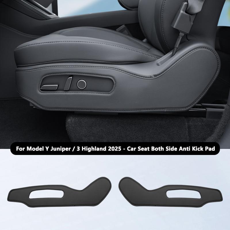 For Tesla Model Y Juniper Launch / 3 Highland Seat Both Side Anti-Kick Pad Seat Anti-scratch Protective Car Interior Accessories