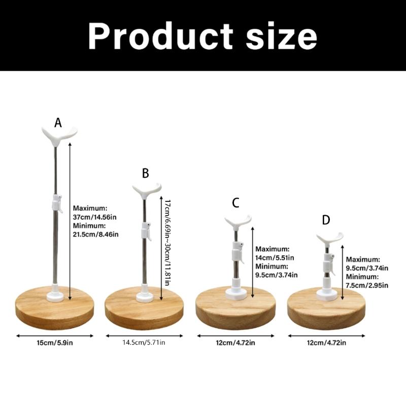 Adjustable Height Doll Display Holder For Stable Support And Modern Home Decoration BJDs Doll Organizing Accessories