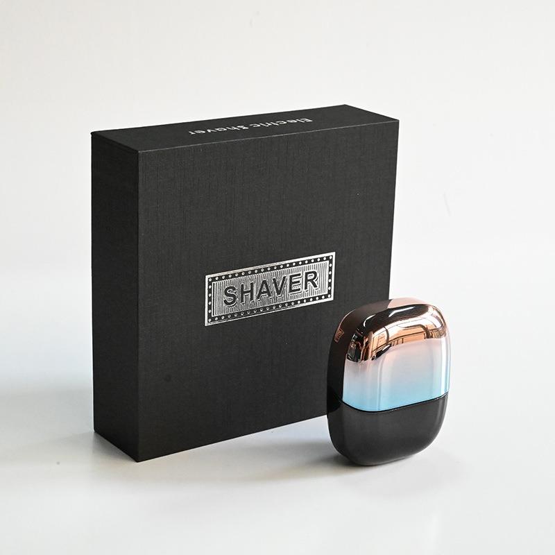 Mini Electric Shaving Kit - Portable Men's Beard Trimmer - Rechargeable Water-washable Beard Knife