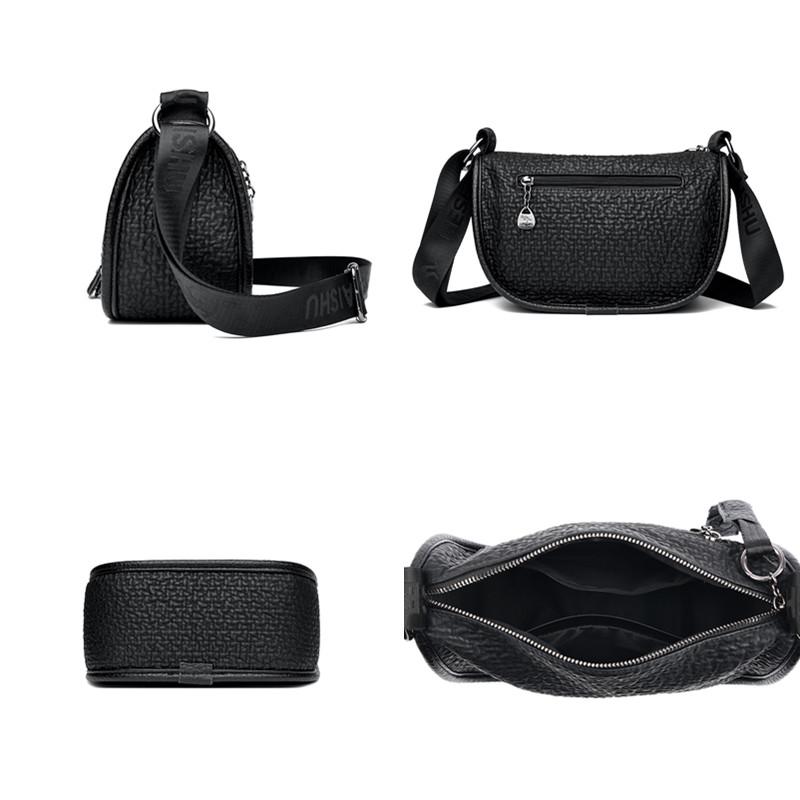 New Brand Luxury Genuine Leather Women's Tote Designer Ladies Shoulder Crossbody Bag