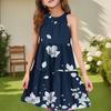 Children's Summer Casual Fashion Round Neck Sleeveless  Dress