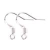 50pcs 925 Sterling Silver Plated Earring Hooks Anti Allergy Earrings Clasps Hook For Diy Jewelry Accessories Making Supplies