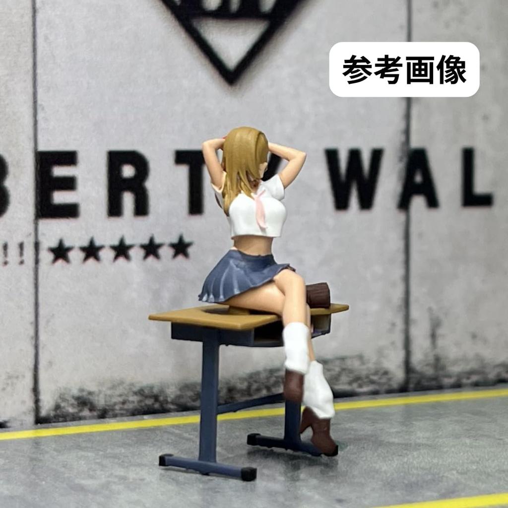 MiniRealm Scale Female for Miniature Model Finished Scale Figure MR0159 1/64 Figure, Painted, Miniature, Diorama, Cars, Girl, Product,