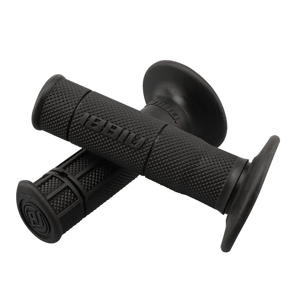 NIBBI Motorcycle Hand Grips, 7/8" 22mm 24mm Dirt Bike Grips, Universal Motorcycle Handlebar Grips,