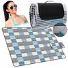 [PACZB] Large Beach Picnic Blanket with Aluminum Insulation 200x200cm D736