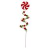5pcs Christmas Tree Spiral Plastic Candy - Two-Color DIY Decor for Festive Holiday  New Year Decorations&Home Festive Decor