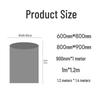 Yilijia Large Black Flat-Mouth Trash Bags