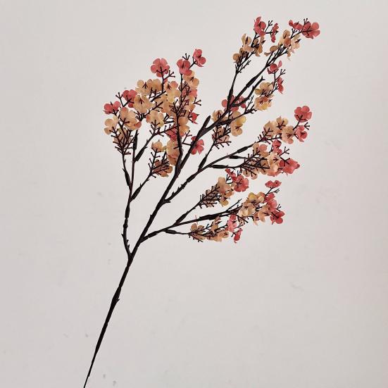 Konstgjorda Plomblomsgrenar 19,6" Falska Långstammade Vinterblomma för Bröllop Hemmakontor Sovrum Fest Bordscentrum