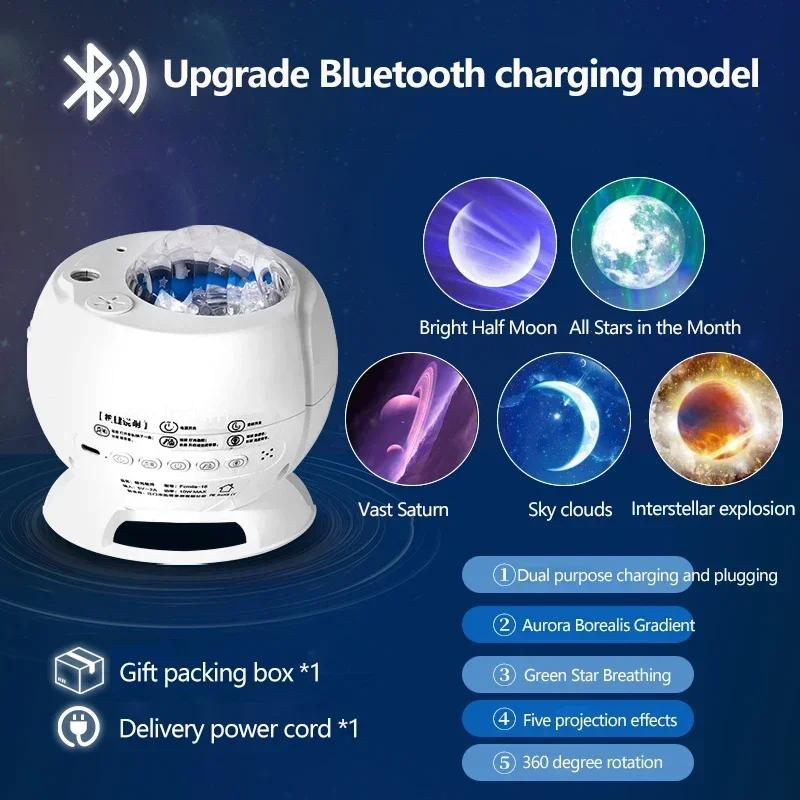 Starry LED Night Projection Light Creative LED Astronaut No Installation Required Rechargeable To Use Projection Ambient Light