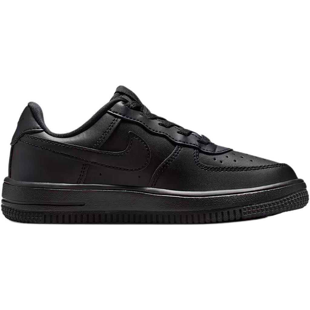 Nike Air Force 1 Abrasion Resistant Low top Kids' Skateboarding Shoes Black Children Aged 3 7 Years Old IH4498-001