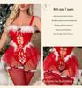 New Sexy Christmas Bunny Girl Lingerie: Tempting One-Piece Pajamas in Hot Pure Desire Style