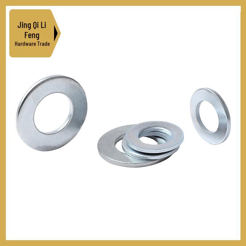 4.8 Grade Galvanized Flat Washer, M3-M14, Thickened Iron Gasket
