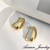 Avance Drop Ear Cuff Ear Clip Earrings Earrings Silver Gold Non-Pierced Women's (Gold)